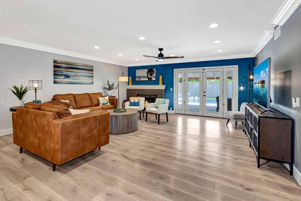 Huntington Beach, Ac, Pool, Hot Tub, Detached Office, Close To Beach, Outside Entertaining Area Exterior foto