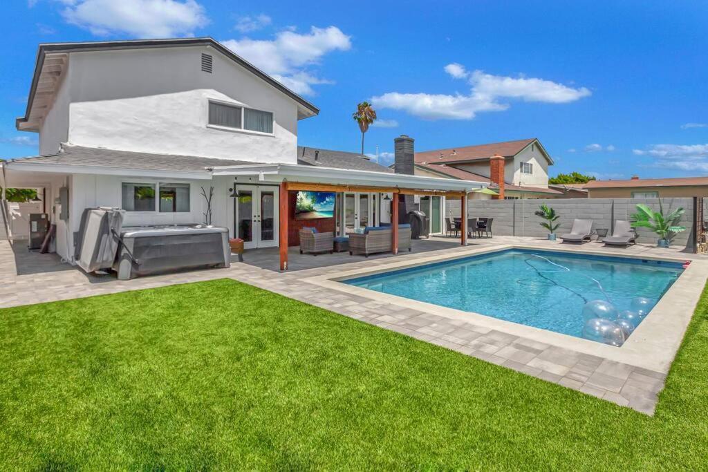 Huntington Beach, Ac, Pool, Hot Tub, Detached Office, Close To Beach, Outside Entertaining Area Exterior foto